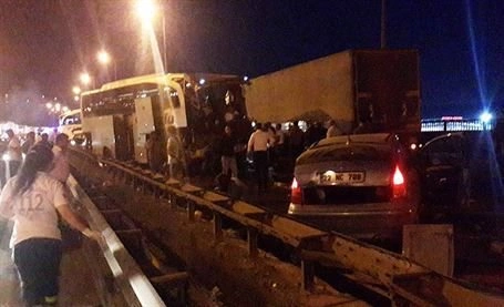 В Турции столкнулись 24 автомобиля