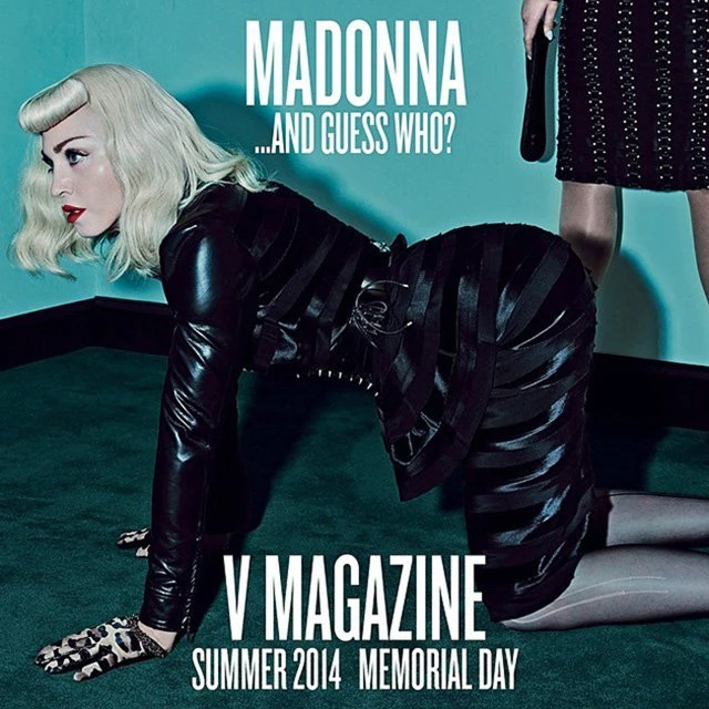 Мадонна и Кэти Перри на cъемках для V Magazine