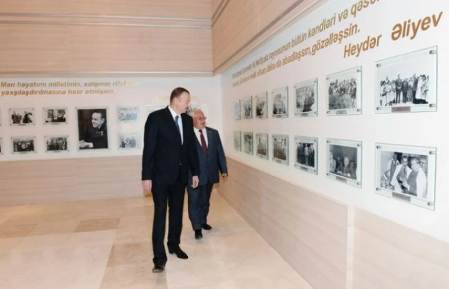 Ильхам Алиев принял участие в открытии Центра Гейдара Алиева в Нефтчале