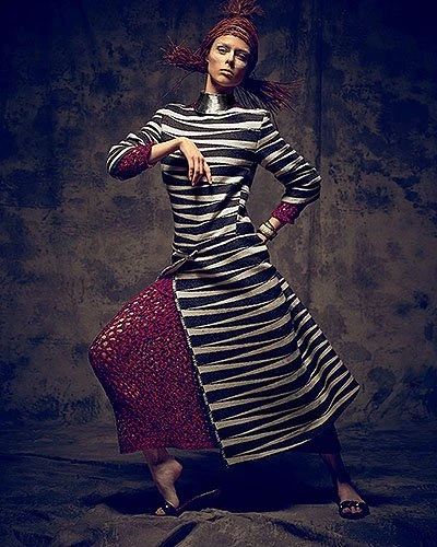 Коко Роша на страницах испанского Harper's Bazaar