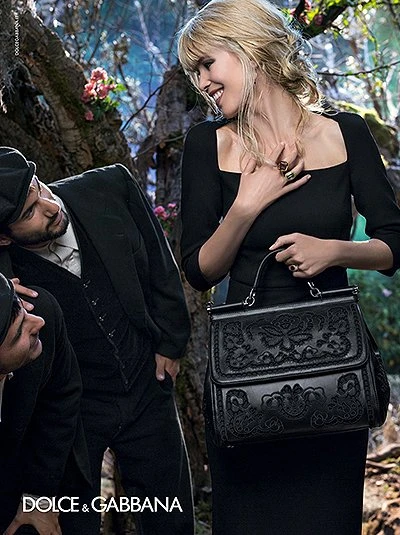 Клаудиа Шиффер в рекламной кампании Dolce & Gabbana