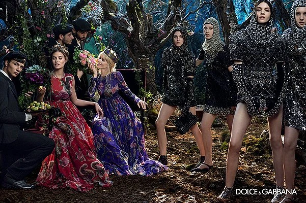 Клаудиа Шиффер в рекламной кампании Dolce & Gabbana