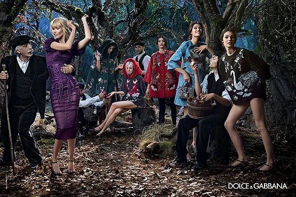 Клаудиа Шиффер в рекламной кампании Dolce & Gabbana
