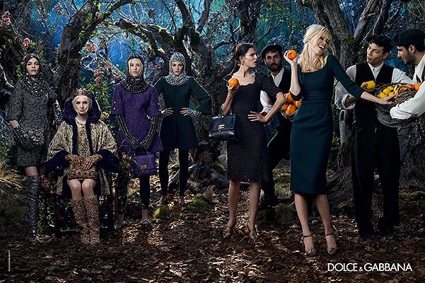 Клаудиа Шиффер в рекламной кампании Dolce & Gabbana