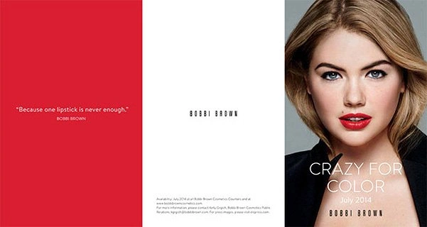 Кейт Аптон в рекламной кампании Bobbi Brown