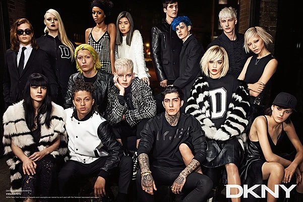 Рита Ора в рекламной кампании DKNY