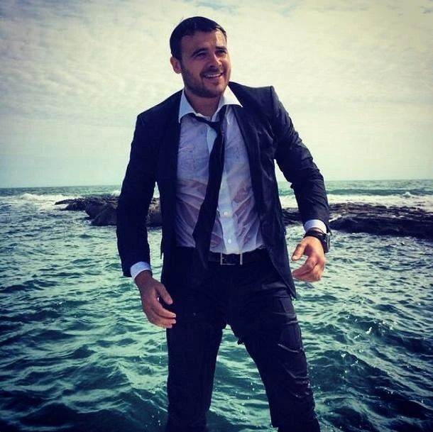 EMIN снимает клип на берегу Каспия