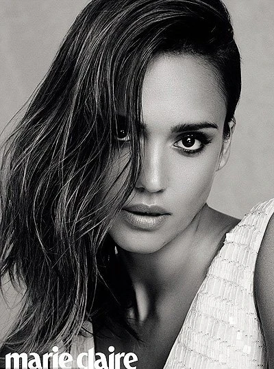 Джессика Альба для Marie Claire