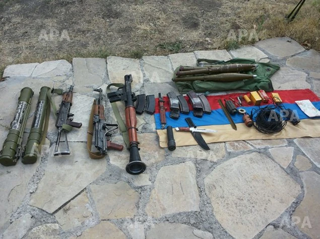В телефоне армянского диверсанта обнаружены его фото в военной форме и номера его командиров