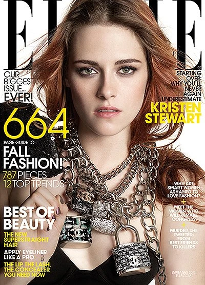Кристен Стюарт на страницах сентябрьского Elle US