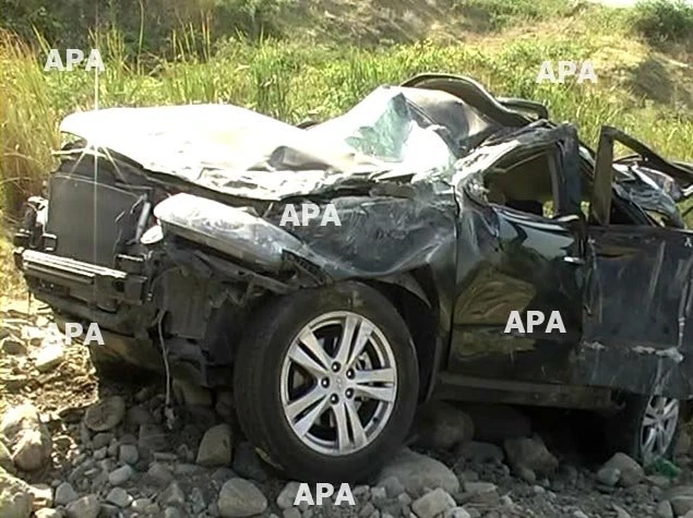 В Азербайджане автомобиль сорвался в ущелье, есть жертва