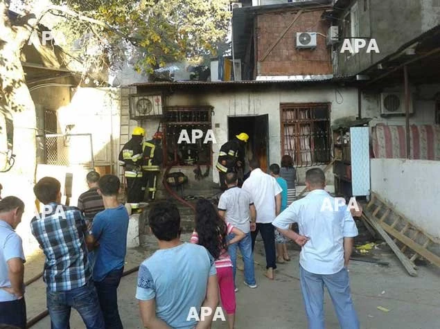 В бакинском общежитии произошел пожар, есть пострадавший