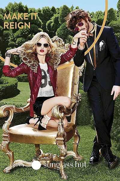 Джорджия Мэй Джаггер в рекламе Sunglass Hut