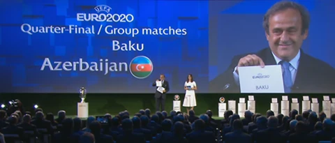 1/4 финала ЕВРО-2020 пройдет в Баку  (видео)