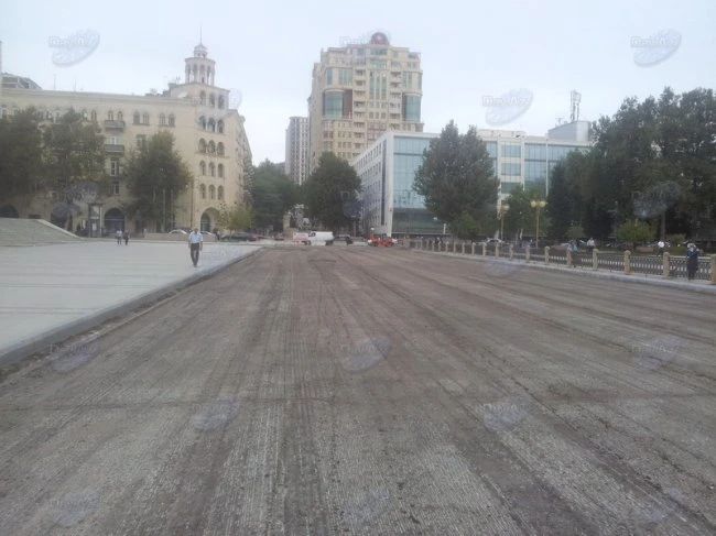 В Баку перекрыты сразу несколько улиц