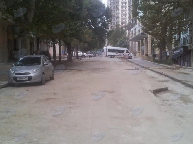В Баку перекрыты сразу несколько улиц