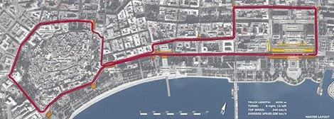 Представлен проект трассы Формулы-1 в Баку