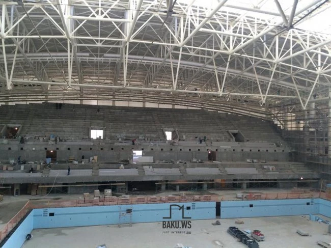 Эксклюзивные фотографии Baku Aquatic Centre