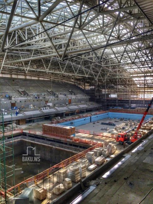 Эксклюзивные фотографии Baku Aquatic Centre