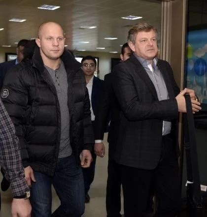 Федор Емельяненко прибыл в Баку
