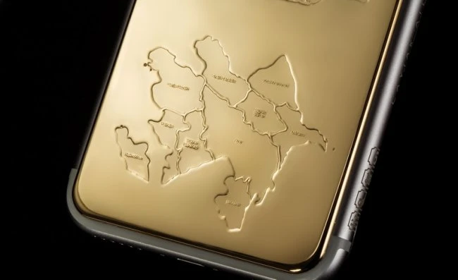 Появился золотой iPhone 6 с символикой Азербайджана Появился золотой iPhone 6 с символикой Азербайджана