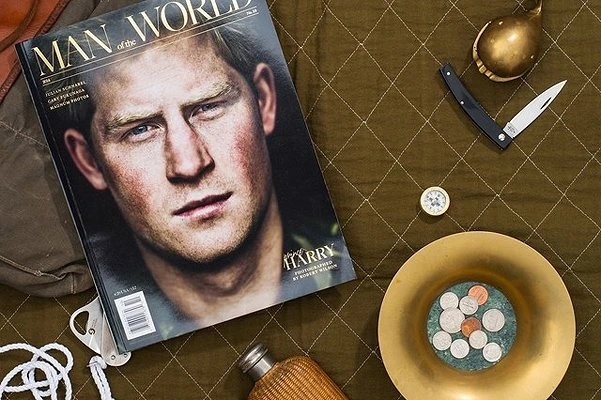 Принц Гарри на обложке свежего номера Man of the World