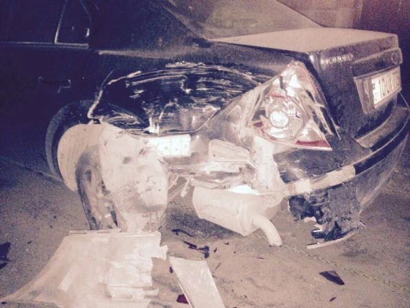 В Баку водитель протаранил 14 автомобилей