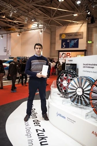 Азербайджанский дизайнер стал победителем конкурса Hankook Tyre Design Challenge 2014 (видео)