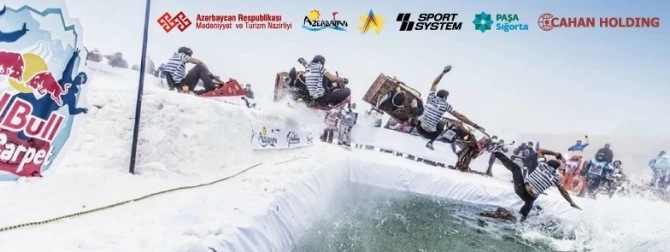 Red Bull Shakh Carpet - ковры-самолеты на горнолыжном курорте Шахдаг (видео)