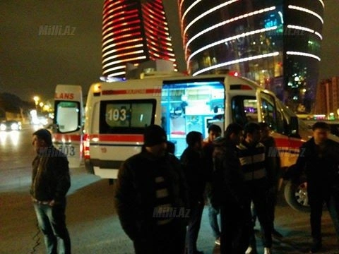 В центре Баку произошла авария