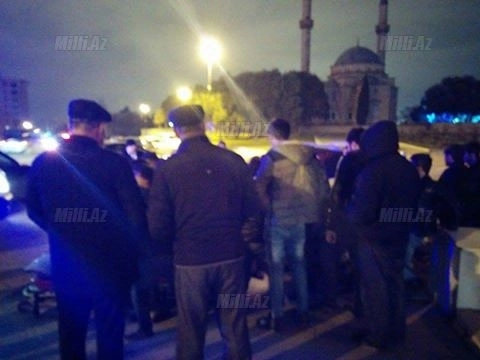 В центре Баку произошла авария