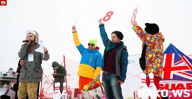 Впервые в Азербайджане с успехом состоялся экстремальный проект JAGUAR SnowBowling (видео)