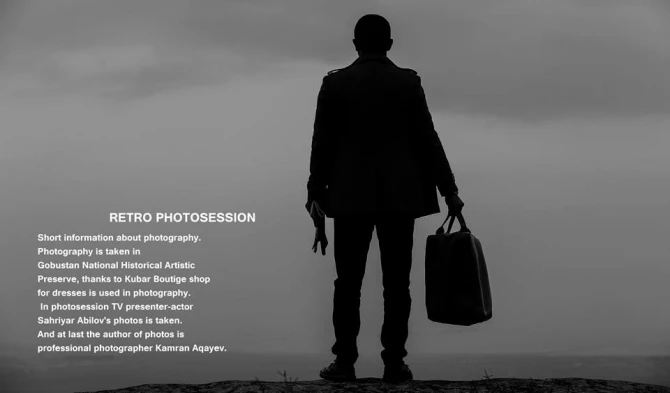 Один из самых стильных телеведущих Шахрияр Абилов снялся в Fashion-фотосессии в Гобустане