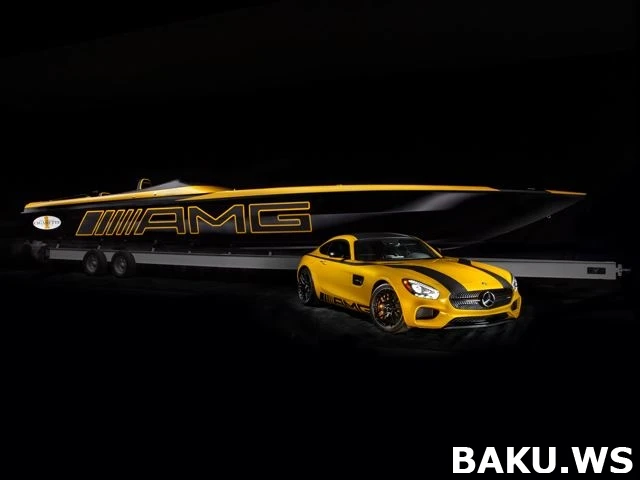 Не менее скоростная лодка Mercedes-AMG GT S Speed (видео)