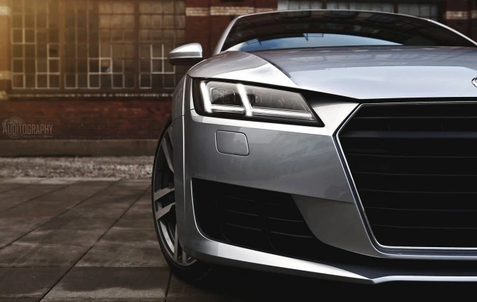 2015 Audi TT в образе снежного ангелочка