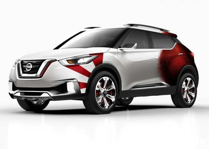 Nissan Kicks в карнавальном прикиде