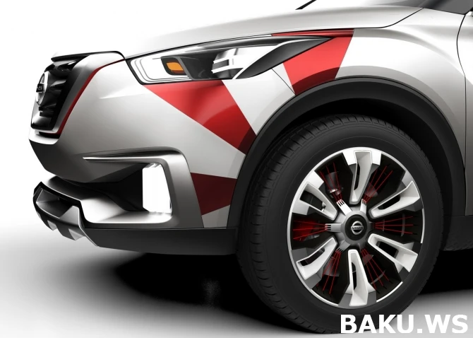 Nissan Kicks в карнавальном прикиде