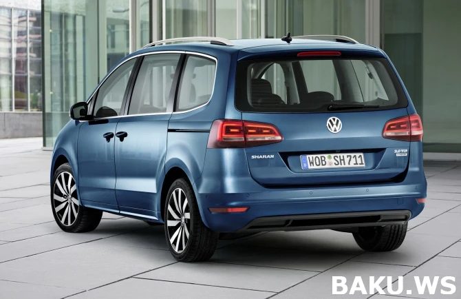 Volkswagen Sharan получил новые движки и опции