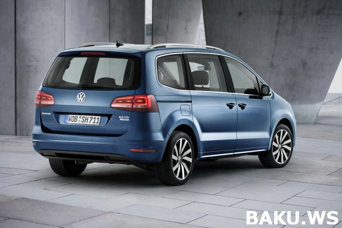Volkswagen Sharan получил новые движки и опции