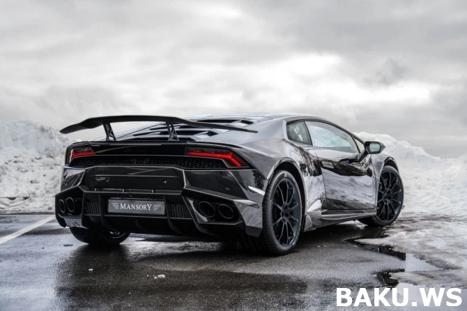 Взрывная работа Mansory для Lamborghini Huracan