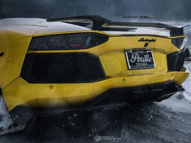Мускулистый Aventador за 350.000$ получил прибавку от Auto Art