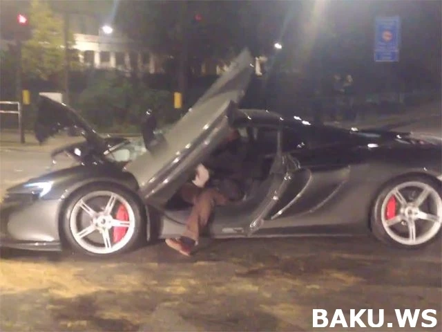 McLaren 650S Spider разлетелся на куски (видео)