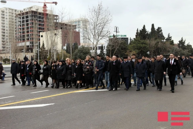 В Азербайджане поминают жертв Ходжалинского геноцида