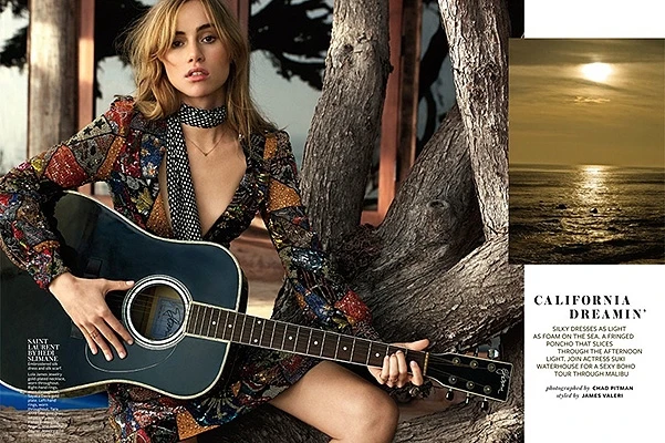 Сьюки Уотерхаус в новой фотосессии для InStyle Magazine