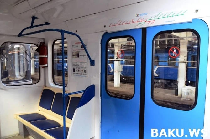 Новые поезда бакинского метро