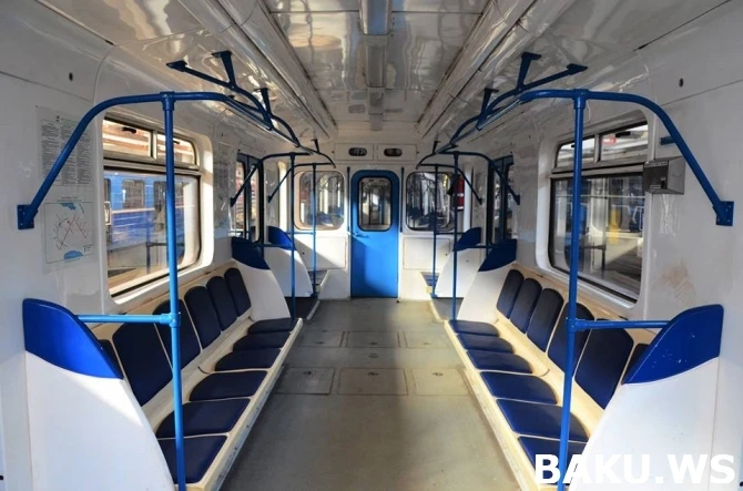 Новые поезда бакинского метро