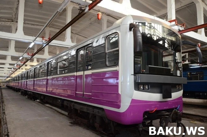 Новые поезда бакинского метро