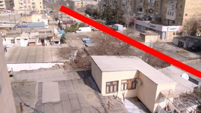 В Баку на улице Шафаята Мехтиева дома и объекты пойдут под снос