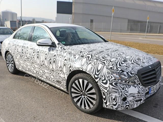 Шпионские фотографии 2016 Mercedes E-class