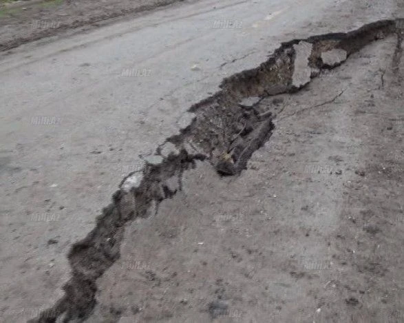 В Азербайджане произошел оползень